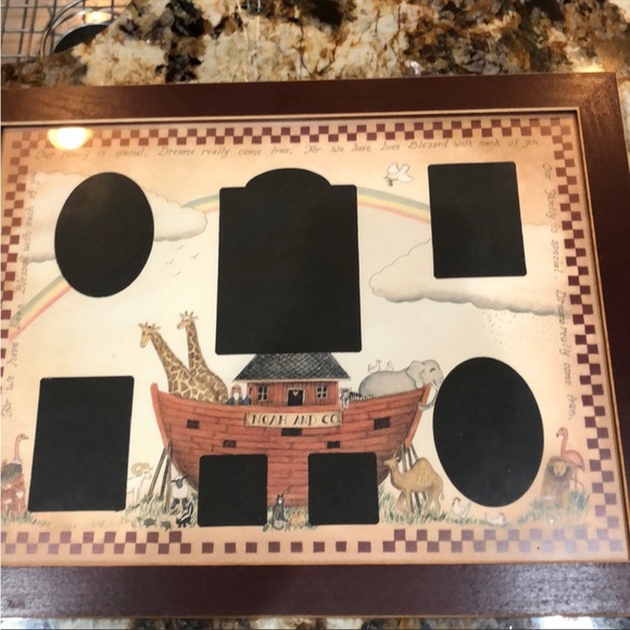3 for $20 Noah’s ark glass Multi picture frame - Picture 2 of 3